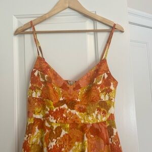 Zimmerman High-Tide Sleevless  Midi Dress